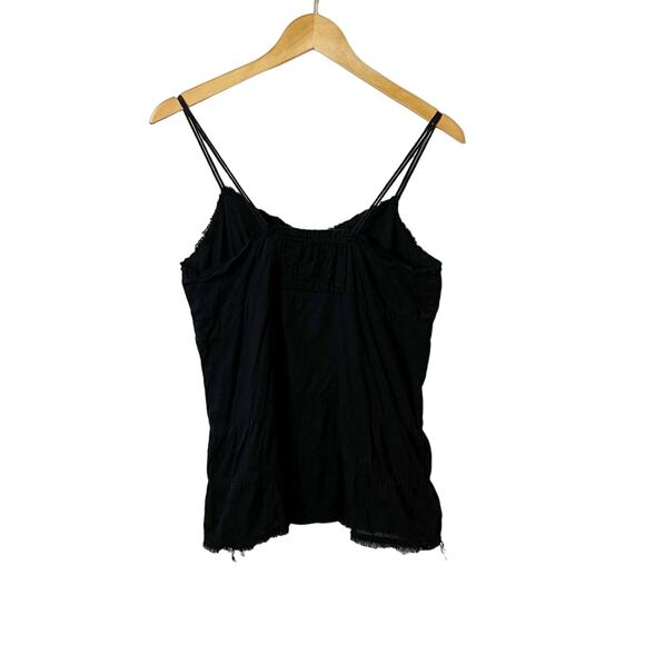 Y2k Vintage Mossimo Babydoll Cotton Tank Black Size Medium - Picture 2 of 7